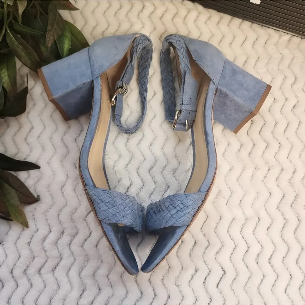 ALEXANDRE BIRMAN BLOCK HEEL ROPE SANDAL SIZE 40 (9.5)
